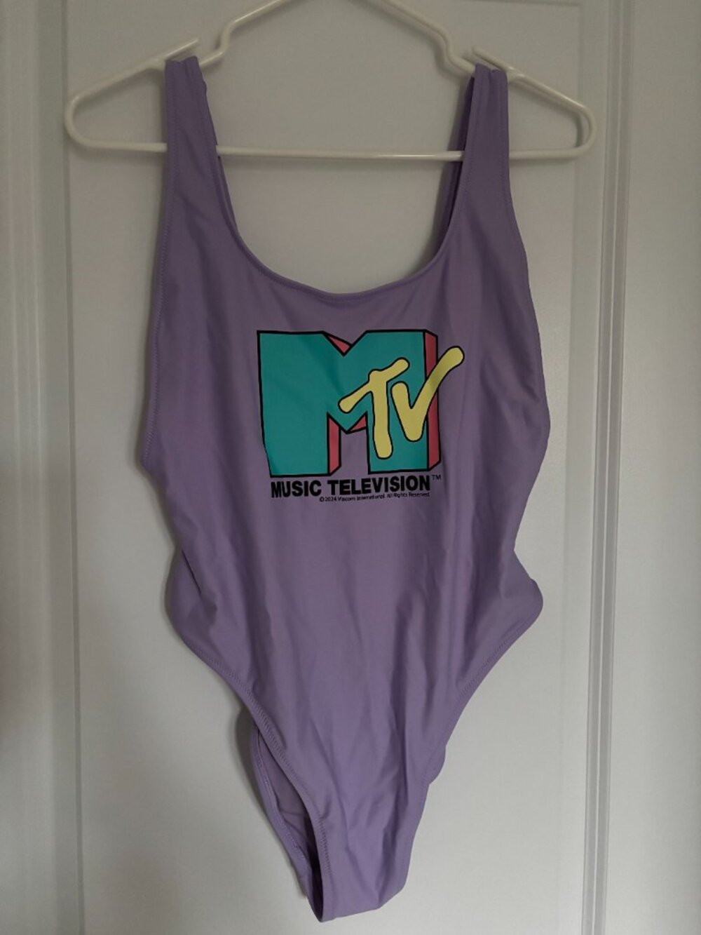 NWT Medium aerie MTV Birthday Scoop Cheekiest One Piece Swimsuit